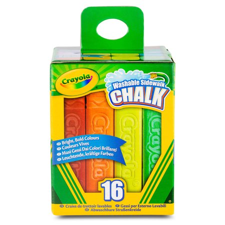 Amazon.com: Crayola Washable Sidewalk Chalk Set, Outdoor Toy, Gift for Kids, 72Count (Amazon Exclusive): Toys & Games