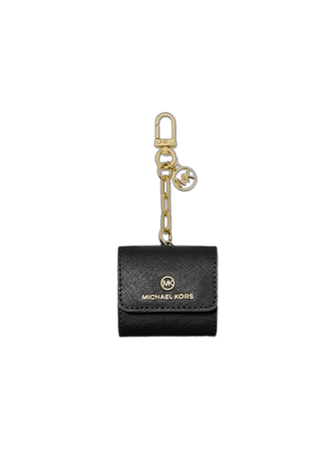 MICHAEL MICHAEL KORS Saffiano Leather Clip Case For Apple AirPods®  black