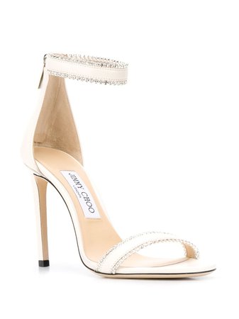 Jimmy Choo Dochas 100Mm Crystal-Embellished Sandals Ss20 | Farfetch.com