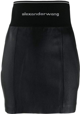 logo waistband skirt