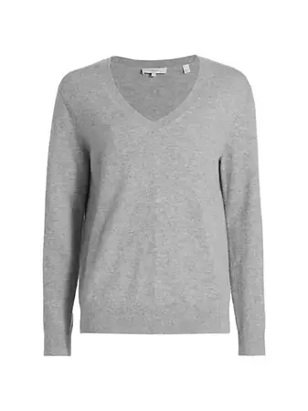 Shop Vince Weekend V-Neck Cashmere Sweater | Saks Fifth Avenue