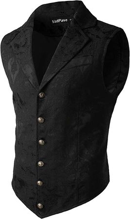 VATPAVE Mens Victorian Suit Vest Steampunk Gothic Waistcoat at Amazon Men’s Clothing store