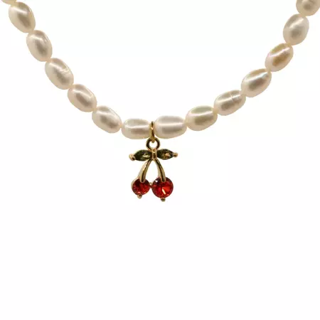 Cherry Styles Necklace | Tikkhu Jewelry | Wolf & Badger