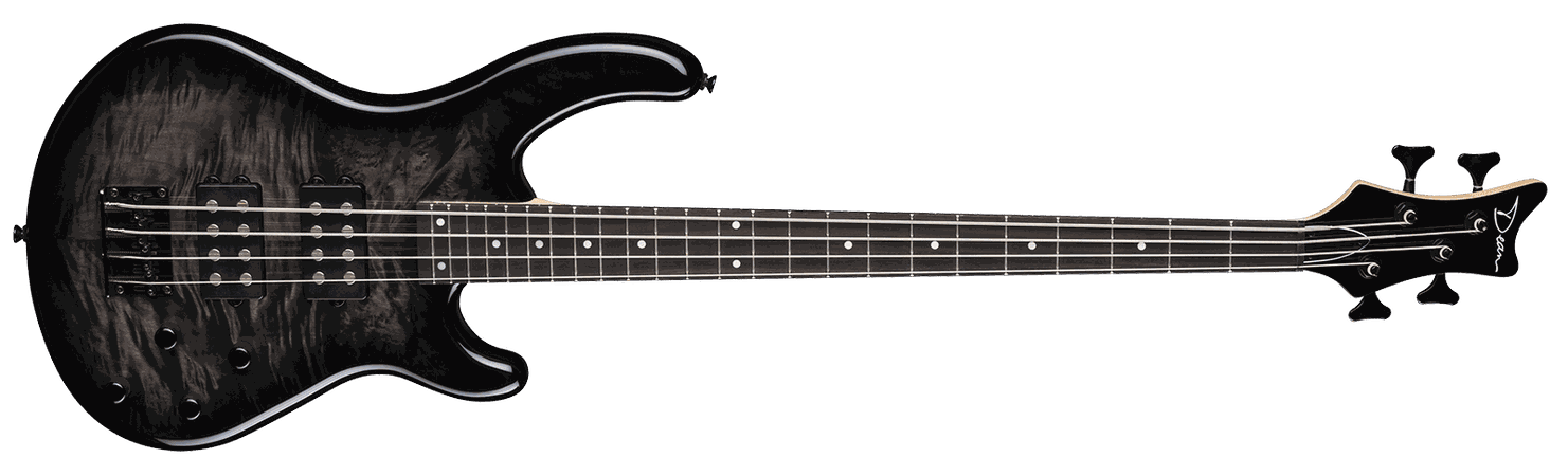 Edge 2 Burled Maple - Trans Blackburst | Dean Guitars