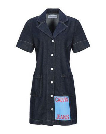 Calvin Klein Jeans Denim Dress - Women Calvin Klein Jeans Denim Dresses online on YOOX Canada - 34980672OO