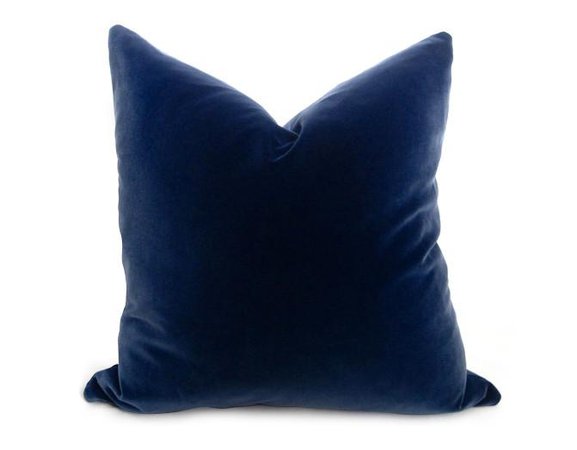 Plush Velvet Pillow Cover - Navy – Willa Skye Home