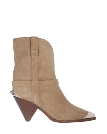 Isabel Marant Limza Suede Ankle Boots | INTERMIX®