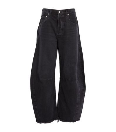 Womens Citizens of Humanity black Horseshoe Wide-Leg Jeans | Harrods # {CountryCode}