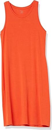 Amazon.com: Amazon Essentials Women's Lightweight Jersey Slim-Fit Tank Mini Dress (Previously Daily Ritual) : Clothing, Shoes & Jewelry