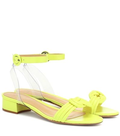 Vicky PVC and leather sandals