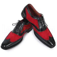 black and red leather shoes - Google Search