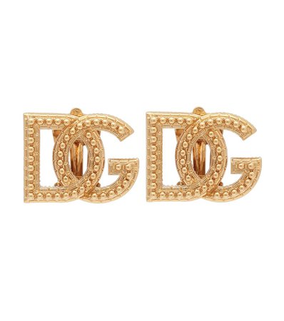 Dolce & Gabbana - Logo clip-on earrings | Mytheresa