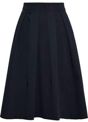 Pleated Woven Skirt