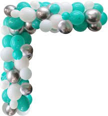 teal balloon arch - Google Search