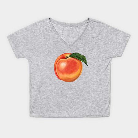 Peach - Fruit - T-Shirt | TeePublic