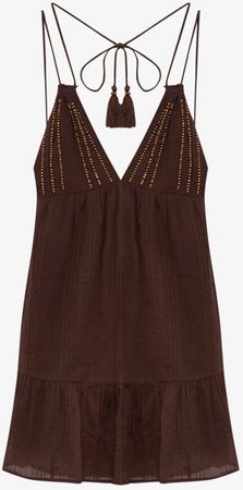 Brown Beach dress