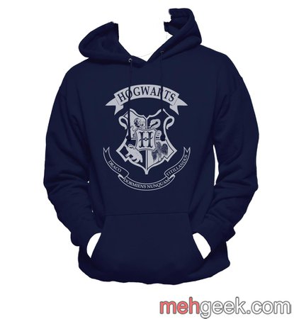 Hogwarts Crest Unisex Pullover Hoodie / Hooded Sweatshirt PA Crest – Meh. Geek