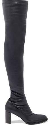 Palmer Faux Stretch-leather Over-the-knee Boots