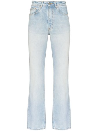 Sunflower Washed Straight Leg Jeans 5026 Blue | Farfetch
