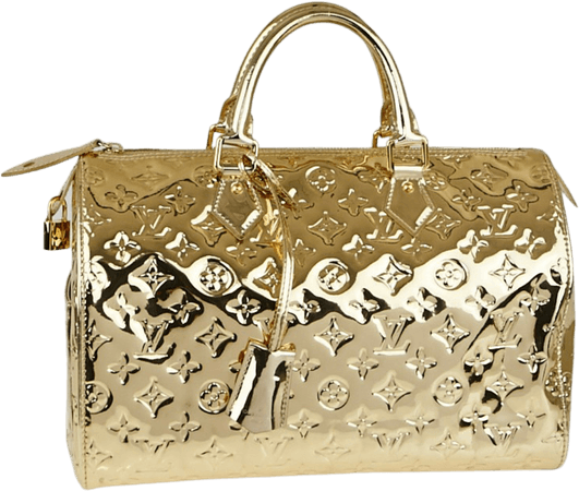 Louis Vuitton Limited Edition Gold Monogram Speedy Bag