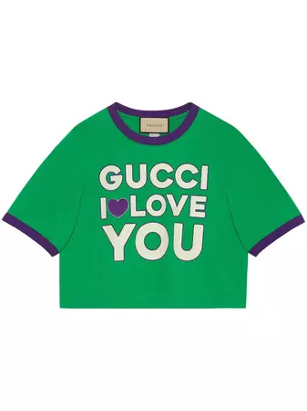 Gucci logo-print Cotton T-shirt - Farfetch