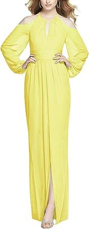 Amazon.com: H.S.D Mother of The Bride Dresses Formal Evening Gowns Sexy Long Sleeves Split : Clothing, Shoes & Jewelry