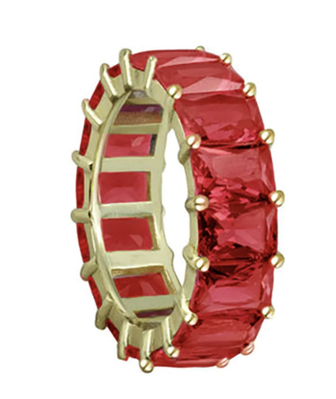 red/gold chunky ring