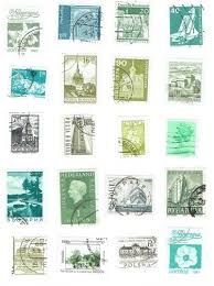 post stamp blue collage - Google Search