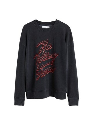 MANGO Rolling Stones sweatshirt