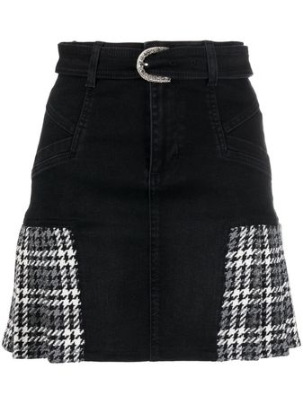LIU JO Panelled high-waist Mini Skirt - Farfetch