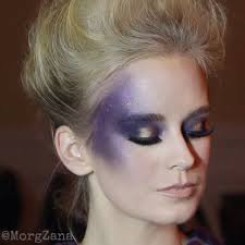 purple avant garde makeup - Google Search
