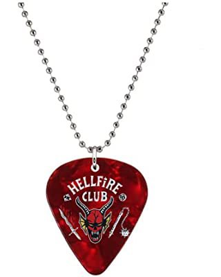 Amazon.com: Hellfire Club Stranger Things Eddie Munson Necklace Jewelry : Clothing, Shoes & Jewelry