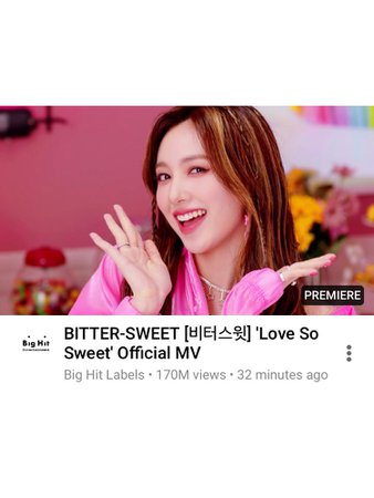 BITTER-SWEET ‘Love So Sweet’ Official MV (HONEY Thumbnail)
