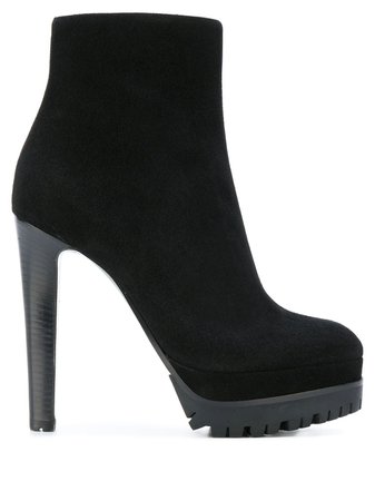 Shop black Sergio Rossi platform heeled boots with Afterpay - Farfetch Australia