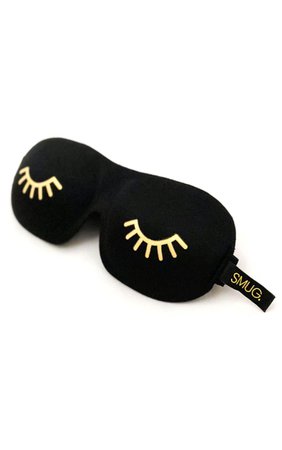 Smug Eyelash Friendly Sleep Mask Black Wink | PrettyLittleThing USA