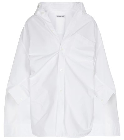 Balenciaga - Cotton poplin shirt | Mytheresa
