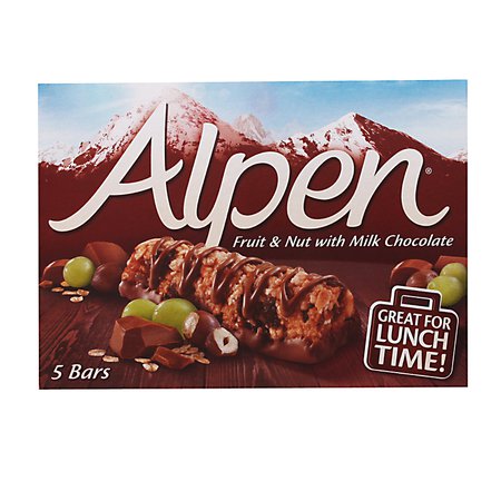 Alpen Fruit and Nut with Milk Chocolate Cereal Bars