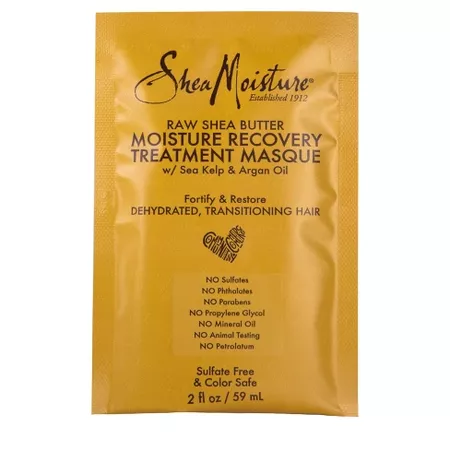 SheaMoisture Raw Shea Butter Moisture Recovery Treatment Masque - 2 Fl Oz : Target