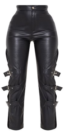 Pretty Little Thing Black Leather Pants