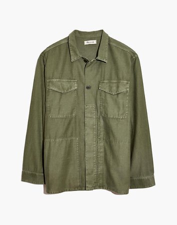 Military Shirt Jacket green