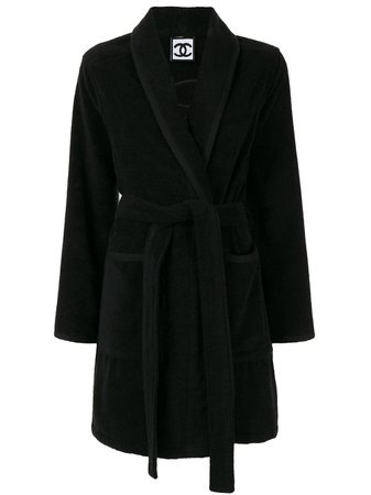 Chanel Pre-Owned Belted Robe Coat - Farfetch
