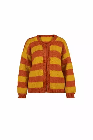 Stripe Sweater Orange – Lirika Matoshi