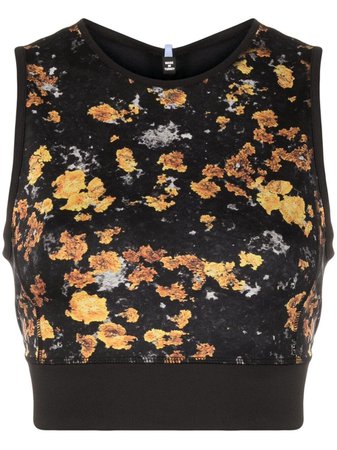 MCQ abstract-print Cropped Vest - Farfetch