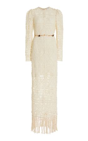 Cira Ribbon Lace Maxi Dress By Zimmermann | Moda Operandi