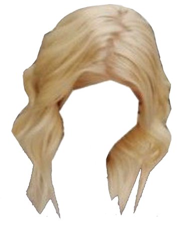 long wavy bleach blonde hair