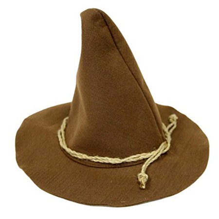 Amazon.com: Jacobson Hat Company Scarecrow Hat With Rope Band,Brown,One Size: Clothing