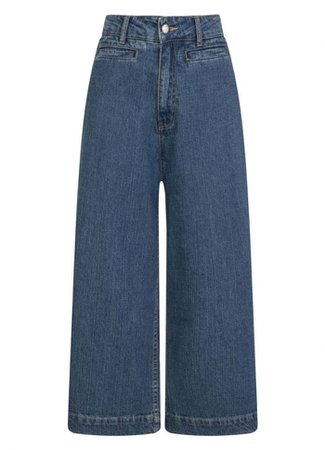 Lena Wide-Leg Crop Jeans | Vintage-Inspired Cropped Jeans | Joanie