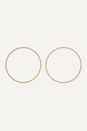 Gold Ceremony 18-karat gold diamond earrings | Ileana Makri | NET-A-PORTER
