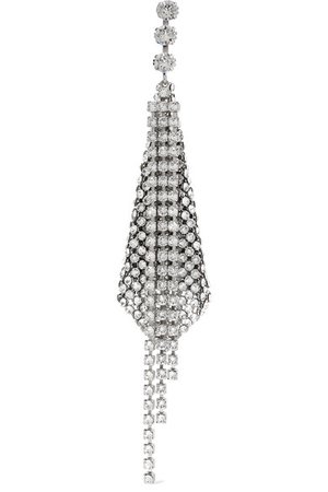 Isabel Marant | Silver-tone crystal earring | NET-A-PORTER.COM
