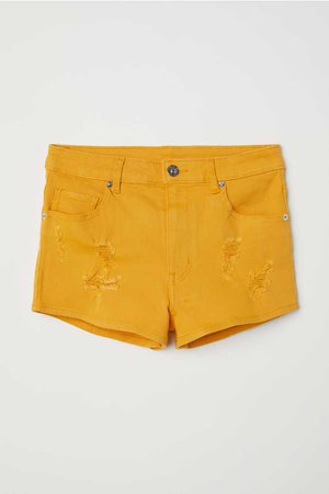 Yellow Mustard shorts